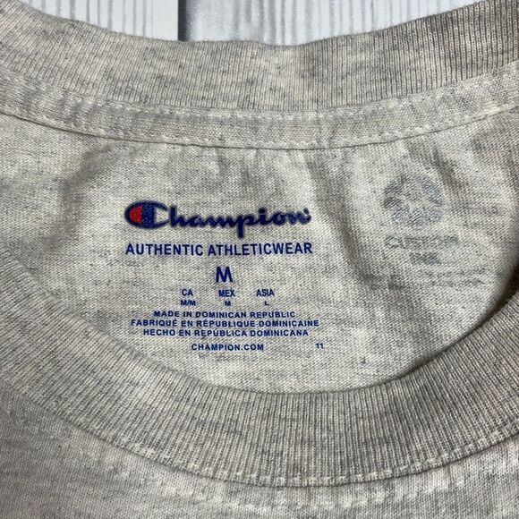 Champion Corporate Branded T-shirt Oatmeal Heather Size Medium - Picture 3 of 5